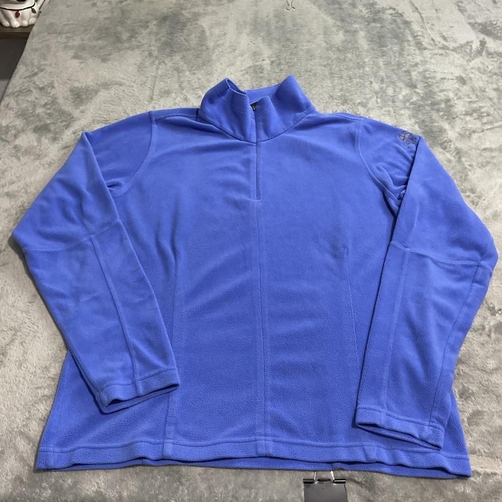 Vtg‎ Nike ACG Fleece Pullover Women's L Lightweight Sweater Therma Fit 1/4 Zip